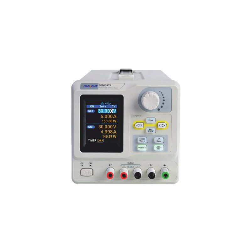 
       SPD1305X programowalny zasilacz DC, 1 wyj. rozdz.1mV,1mA, 30V/5A, moc 150W
     