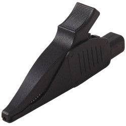 
       Krokodylek bezp. gn. 4mm KK263-BK CAT III 1000V 32A czarny
     