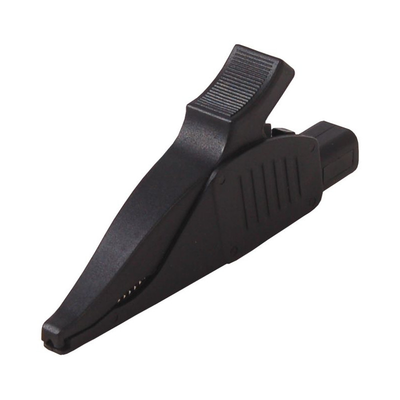 
       Krokodylek bezp. gn. 4mm KK263-BK CAT III 1000V 32A czarny
     