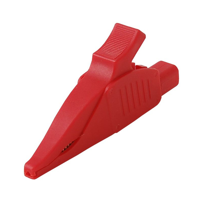 
       Krokodylek bezp. gn. 4mm KK263-R CAT III 1000V 32A czerwony
     