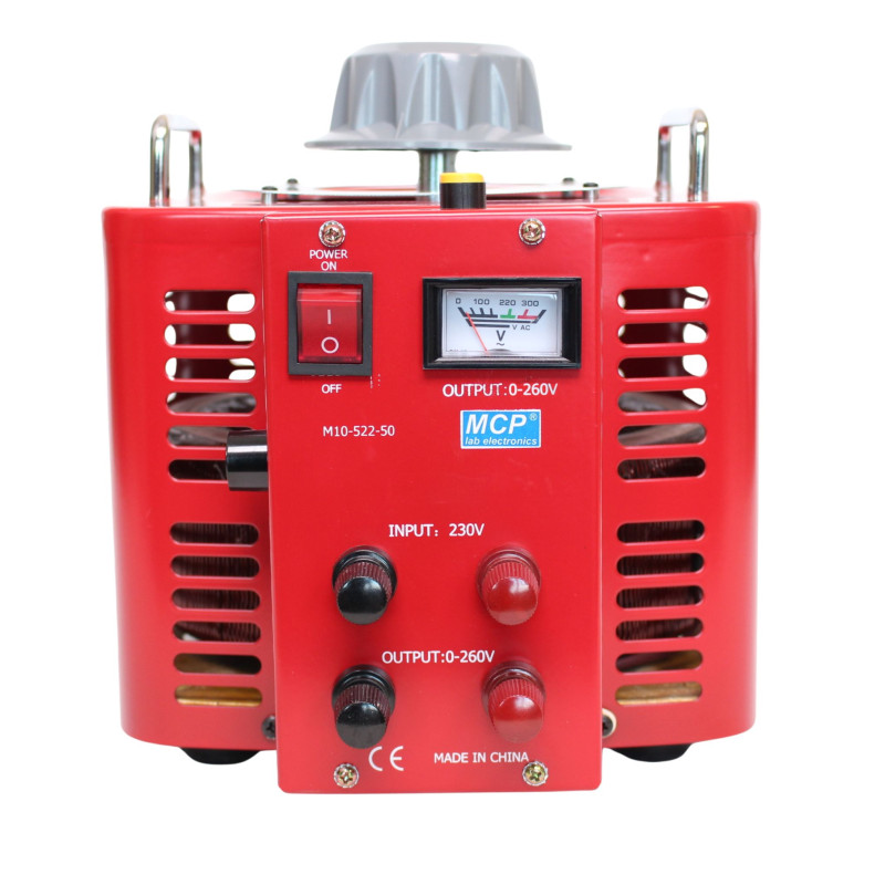 
       Autotransformator reg.  M10-522-50 260V/20A 5kVA jednofazowy MCP
     