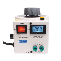 
       Autotransformator reg.  M10-522LCD-05 260V/2A 500VA jednofazowy MCP
     