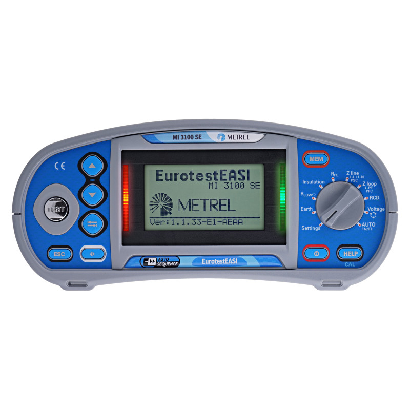 MET-MI3100 SE EurotestEASI + Program PC + Zestaw do uziemienia