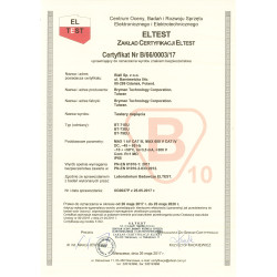 BT75EU LCD/LED Tester elektryka 1000V AC/DC, R,C,RCD,TKF,test ciągłości,EF