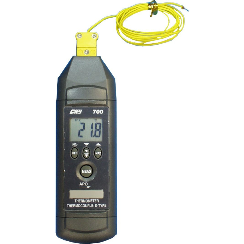 CHY700T Termometr 1 kanał (-100 do 850°C) typ K