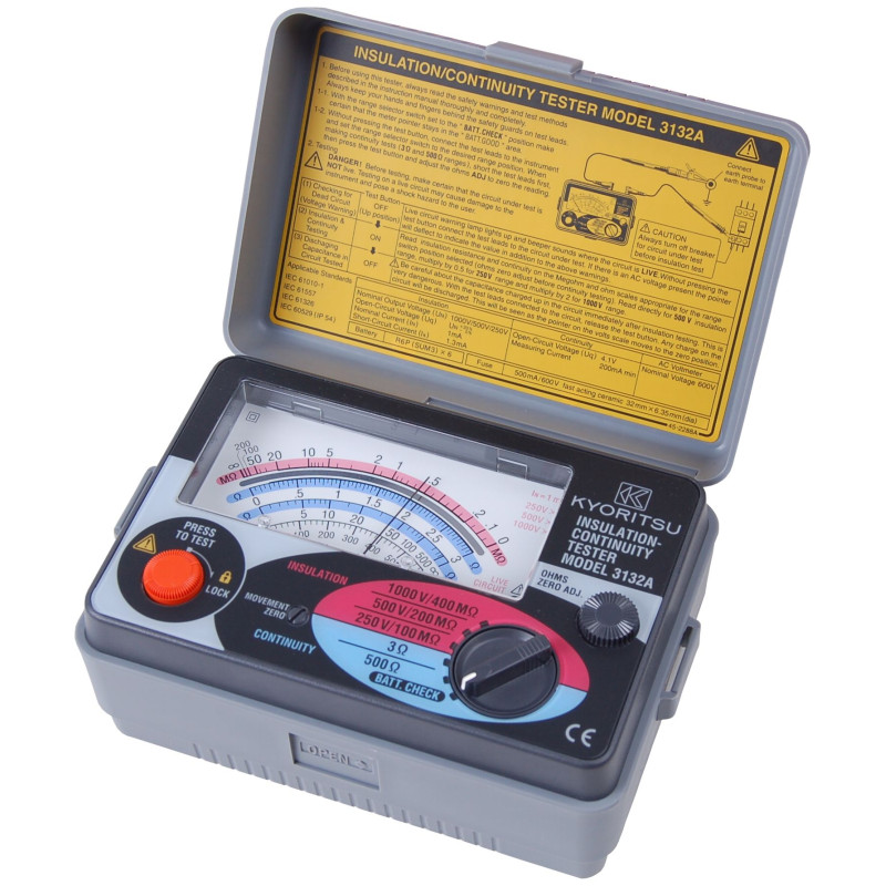 KEW3132A Analogowy miernik rezystancji izolacji 250V-1000V