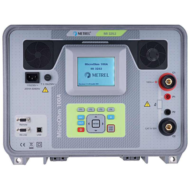 MET-MI3252 MicroOhm 100A mikroomomierz