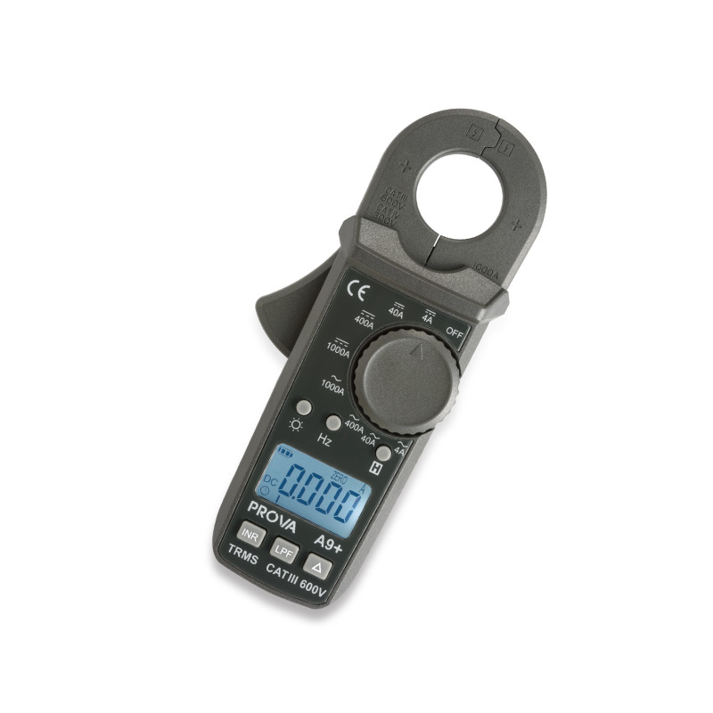 PROVA A9+ Miernik cęgowy EV 0,001A-1000A AC/DC TRMS, INRUSH, NCFM, LPF