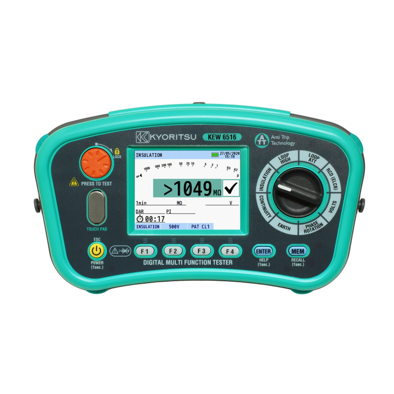 KEW6516-EV2 Wielofunkcyjny miernik instalacji el. USB + adapter EVSE KEW8602