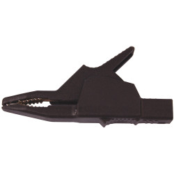 Krokodylek bezp. gn. 4mm AK-2B2540-BK CAT II 1000V 34A czarny