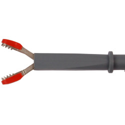 Chwytak bezp. krokod. gn. 4mm 6009IEC-RT CAT III 1000V, 20A czerwony