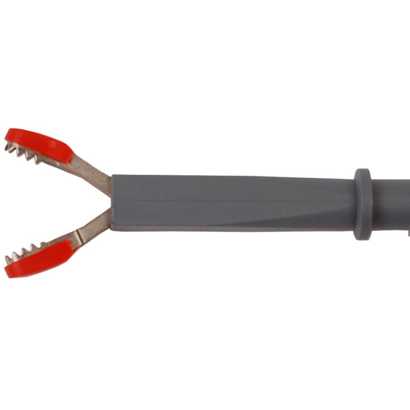 Chwytak bezp. krokod. gn. 4mm 6009IEC-RT CAT III 1000V, 20A czerwony