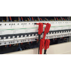 Adapter MgP6_6-IEC-RT magnetyczny 6,6mm 1500V CAT III/1000V CAT IV czerwony do 6315/6305