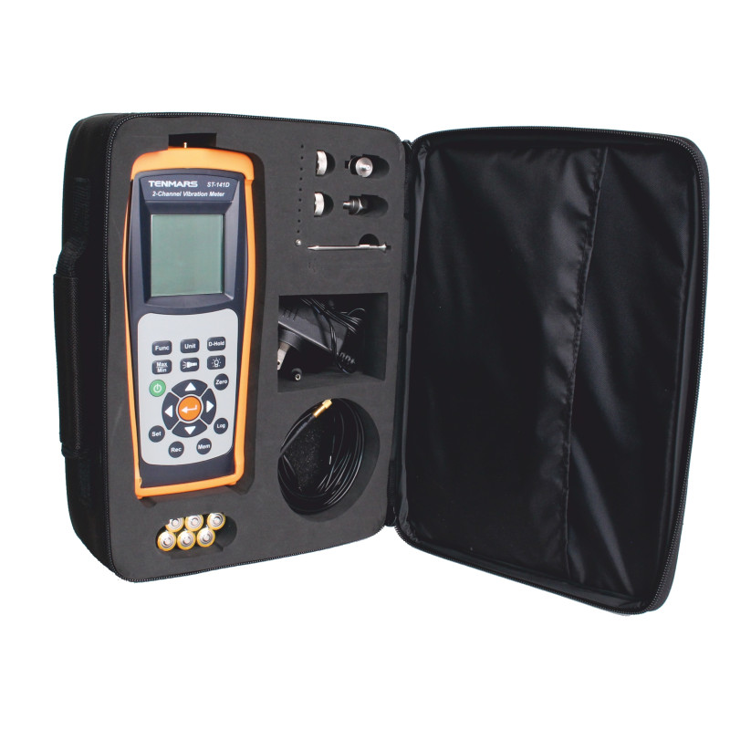 TM ST141D Wibrometr 2-kan. 10Hz-5kHz/ USB TENMARS