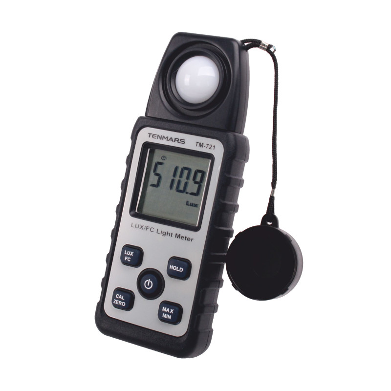 TM721 Luksomierz 0,1~400 000 lx TENMARS + świadectwo wzorcowania