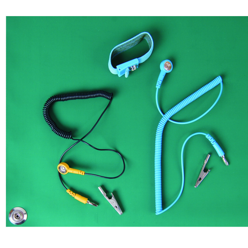 Mata ESD komplet stołowa zielona GD508 0,6mx0,9m x2mm