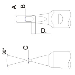 Grot 911G-40DV2 do robota lutowniczego QUICK