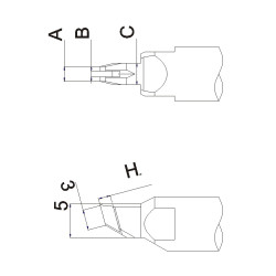 Grot 911G-32N12H28 do robota lutowniczego QUICK