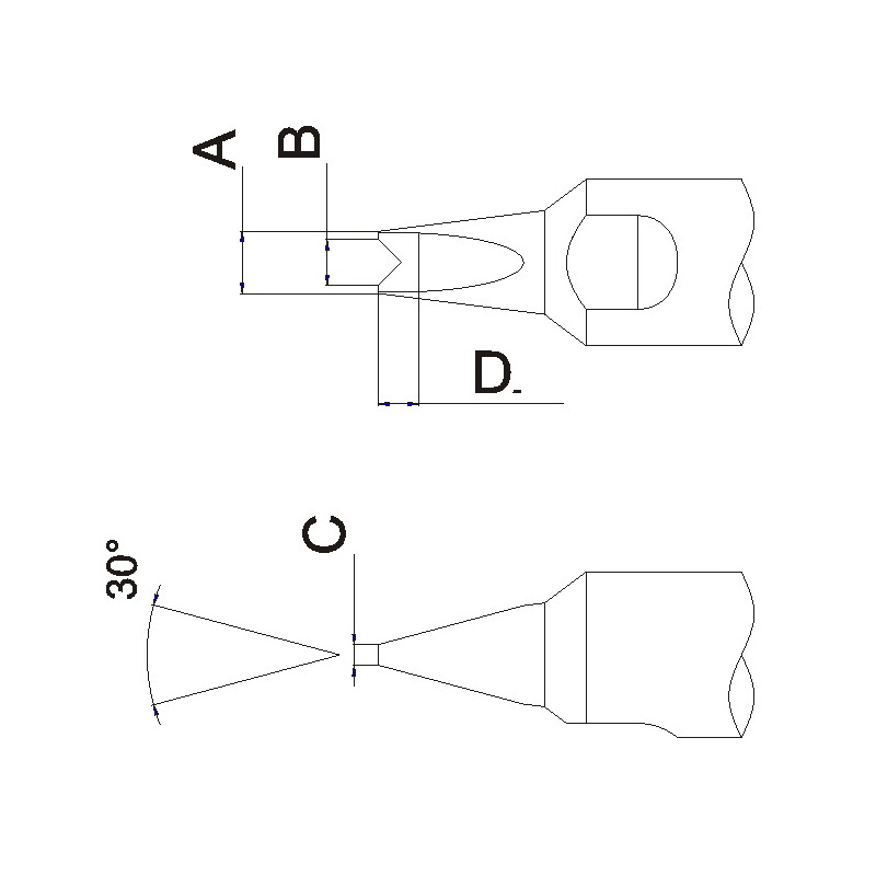 Grot 911G-30DV2-02 do robota lutowniczego QUICK