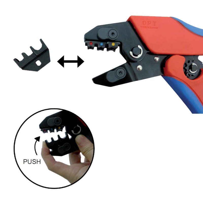 OPT QLY03C-6D Zestaw narzędzi do końcówek kablowych "Fast and Easy"