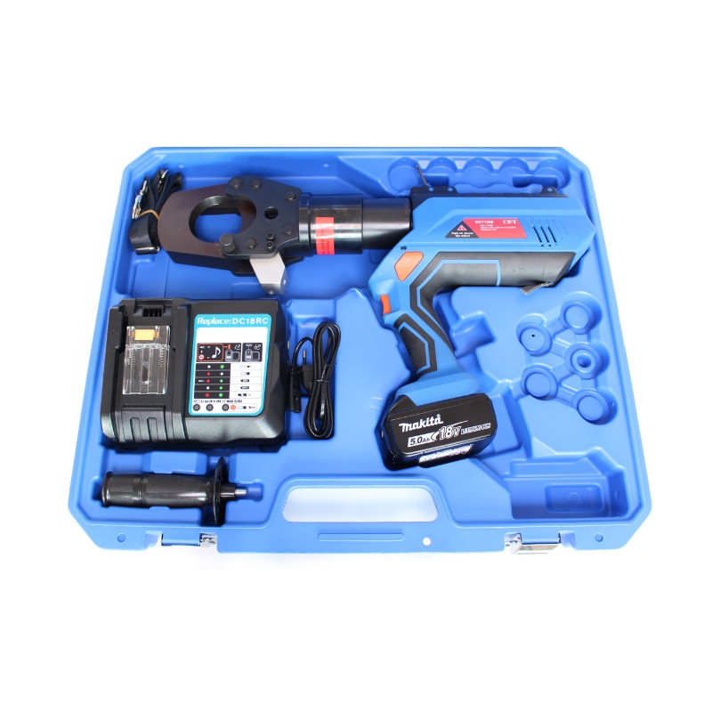 OPT ECT1255 Nożyce akumulatorowe 12T do kabli Cu/Al/AFL 55mm, Fe 22mm