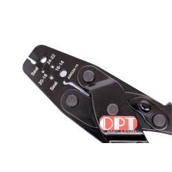 OPT IWC1424B Zaciskarka konektorów nieizolowanych 0,25-2,5mm2 (żyła) AWG 24-14 fi 3,45/4,25mm (gumki uszczelniające)