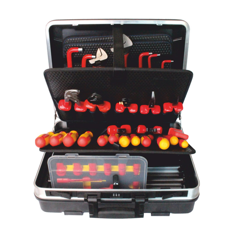 OPT ZNIW-2 Zestaw narzędzi izolowanych 1000V + BM235 w walizce 51el.