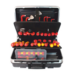 OPT ZNIW-3 Zestaw narzędzi izolowanych 1000V + EAZY VOLT PRO LCD w walizce 51el.