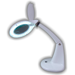 Lampa biurkowa LED SMD z lupą (102mm) 8093LED-A 3D+12D 6,5W