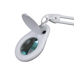 Lampa warsztatowa LED SMD z lupą (127mm) 8066D2LED-A 8D 9W