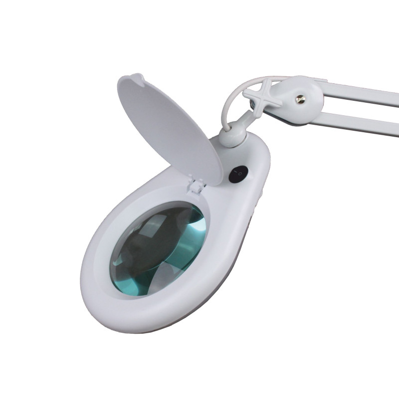 Lampa warsztatowa LED SMD z lupą (127mm) 8066D2LED-A 8D 9W