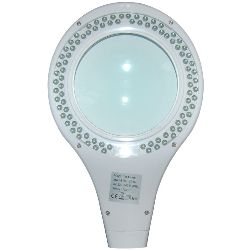 Lampa warsztatowa LED SMD z lupą (127mm) 8066 3D 8W