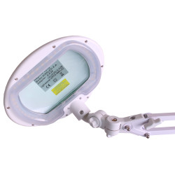 Lampa warsztatowa LED SMD z lupą (127x78) 8095LED-2-A 3D 7W