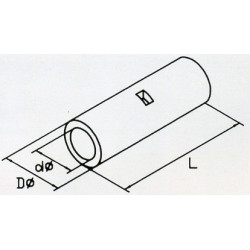 KLN5 Łącznik kablowy nieizolowany 3,6*15 100szt