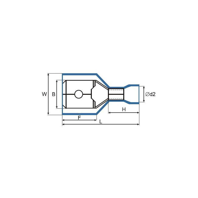 KMB-SZIII Konektor męski izol. do SZBIII 100szt
