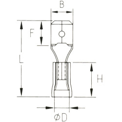 KMB63x08D Konektor męski izol. 100szt