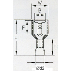 KFIR48x08 Konektor żeński izol. 100szt
