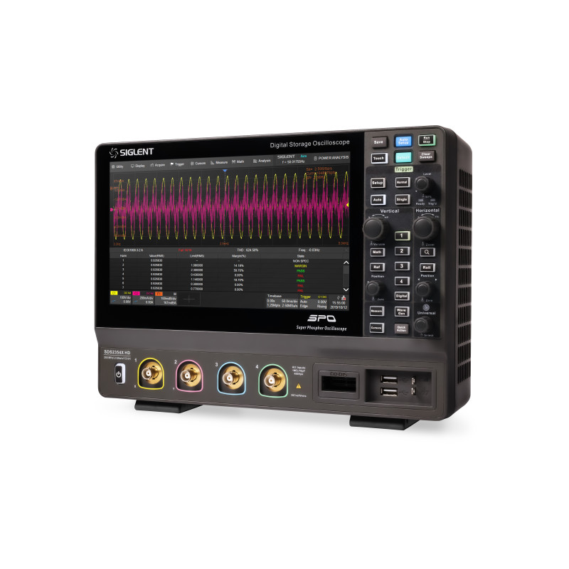 SDS2354X HD oscyloskop 3500MHz/4-kan, 2GSa/s, 12-bit, 200Mpts