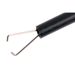 Chwytak elast. gniazdo 4mm CH169-BK 10A CAT III 1000V czarny