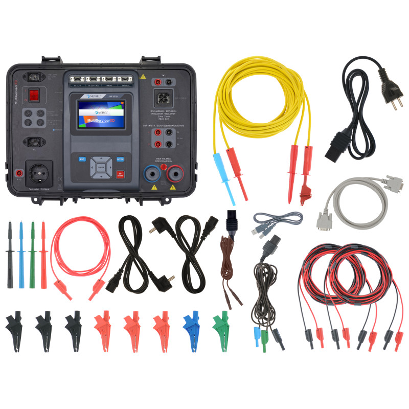 MET-MI3325 MultiServicerXD Tester bezpieczeństwa urządzeń, maszyn i rozdzielnic