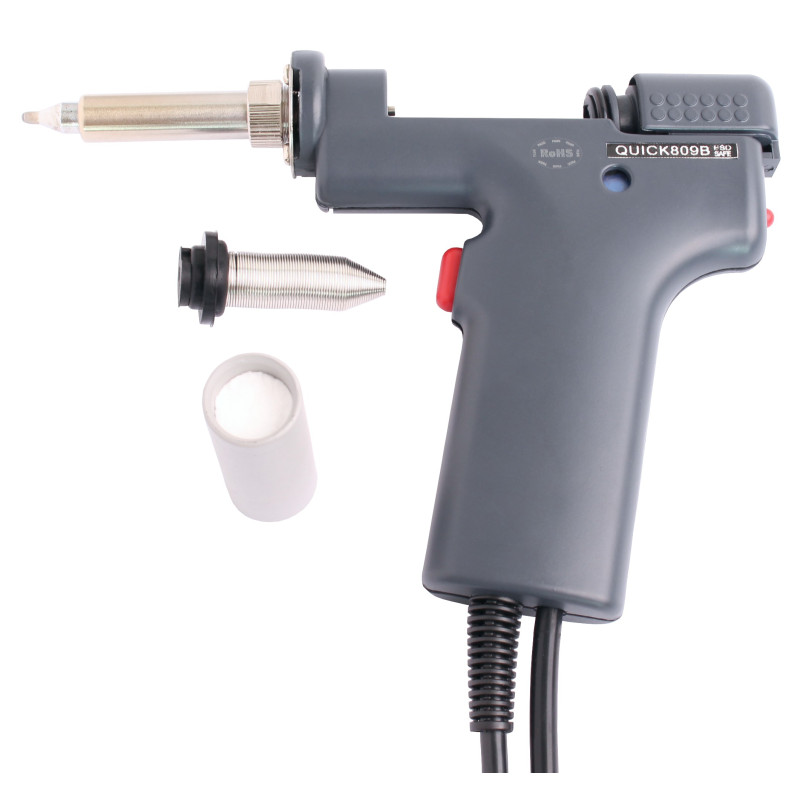 Quick 713 Stacja lutująco-rozlut z HOT AIR - stacja 90W / rozlutownica 90W / HOT AIR 1000W