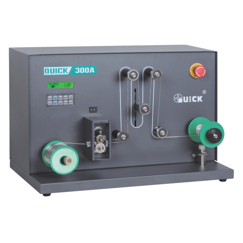 Quick 300A Ryflownica drutu lutowniczego z przewijarką