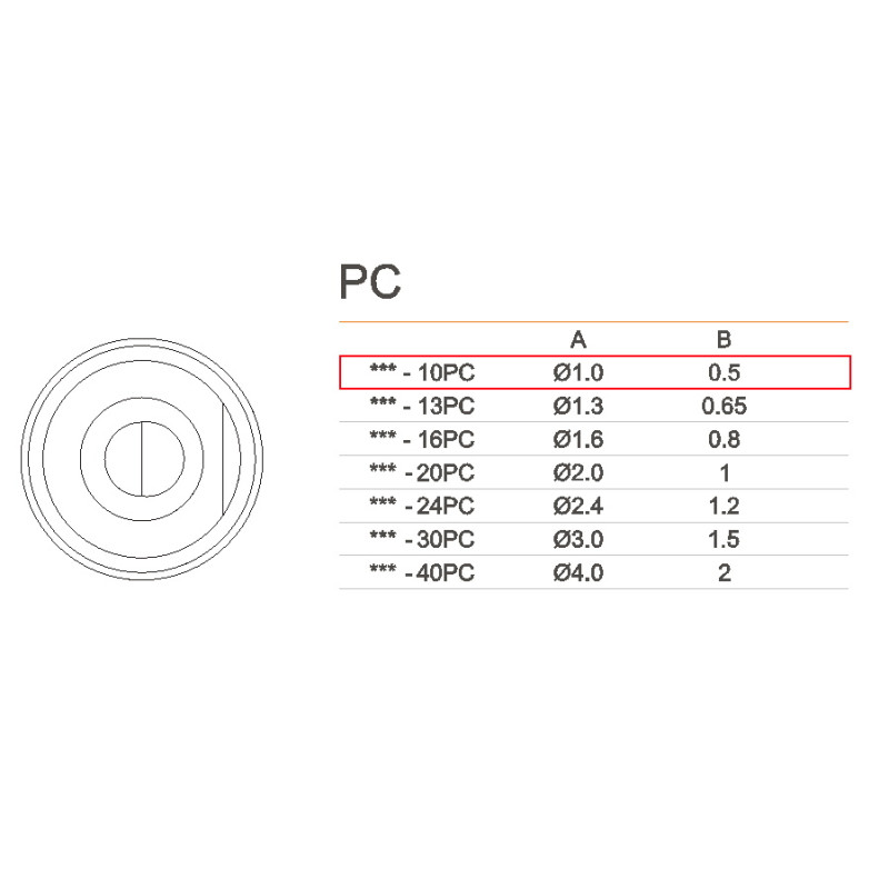 Grot 911G-10PC do robota lutowniczego QUICK