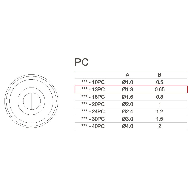Grot 911G-13PC do robota lutowniczego QUICK