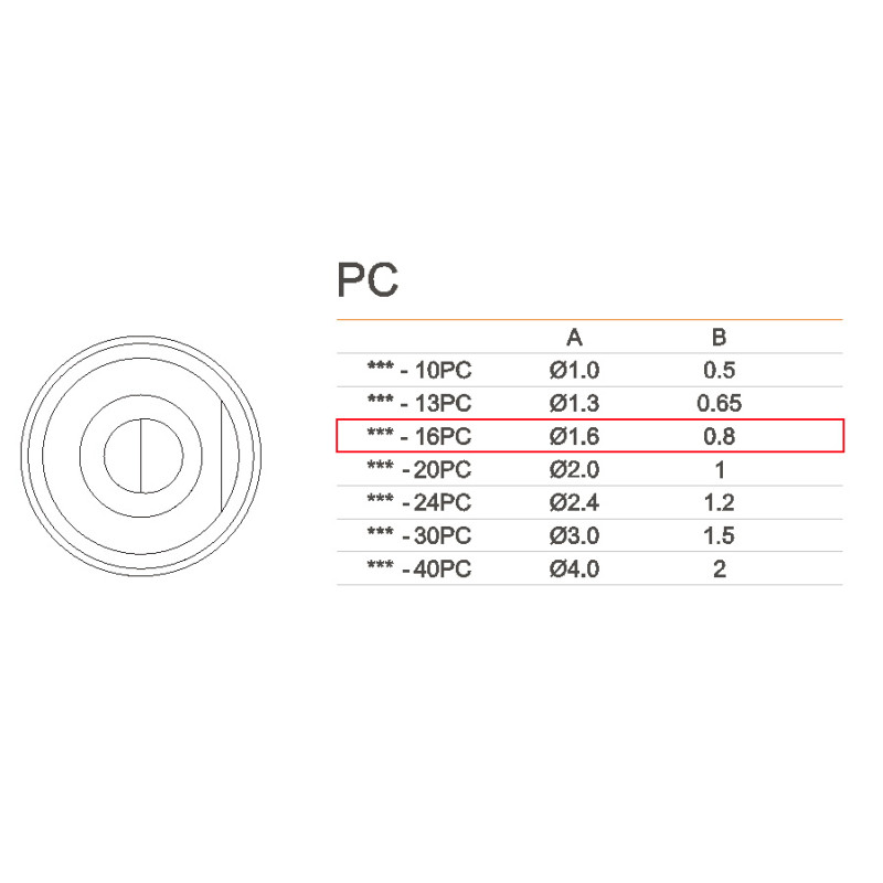 Grot 911G-16PC do robota lutowniczego QUICK