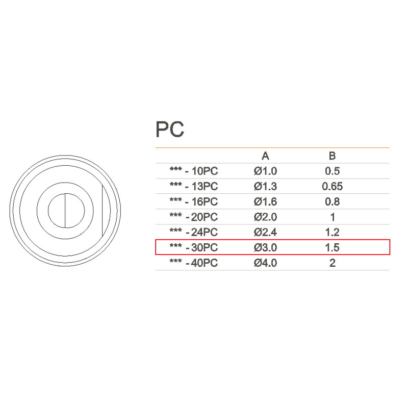 Grot 911G-30PC do robota lutowniczego QUICK