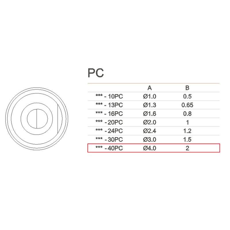 Grot 911G-40PC do robota lutowniczego QUICK