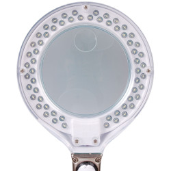 Lampa biurkowa LED SMD z lupą (102mm) 8093LED-A 3D+12D 6,5W