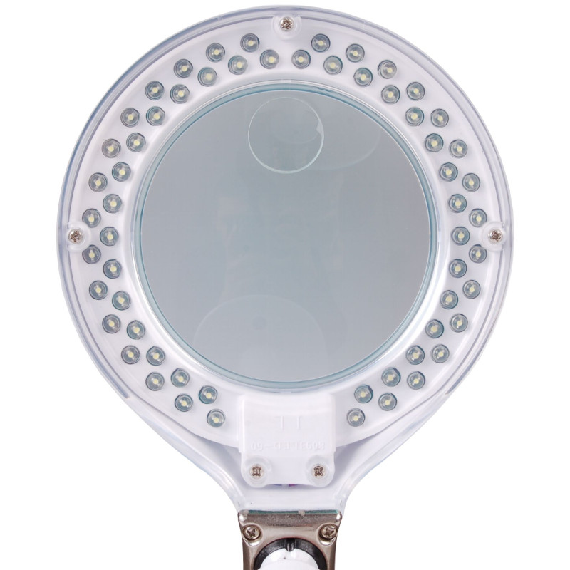 Lampa biurkowa LED SMD z lupą (102mm) 8093LED-A 3D+12D 6,5W