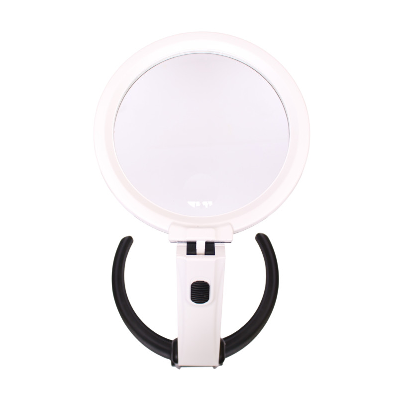 Lupa ręczna ze stopką 138mm/1,8x 25mm/5x z podświetleniem LED